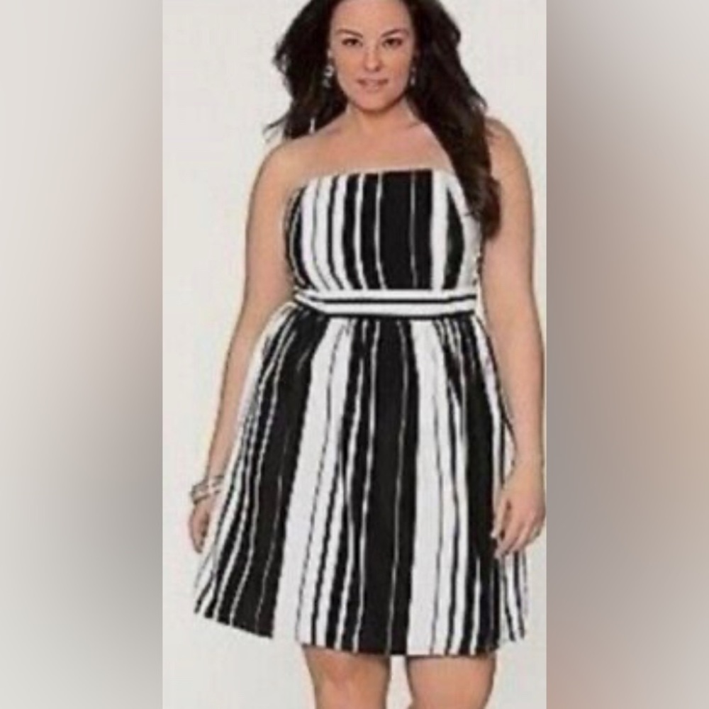 Lane Bryant size 18 strapless dress